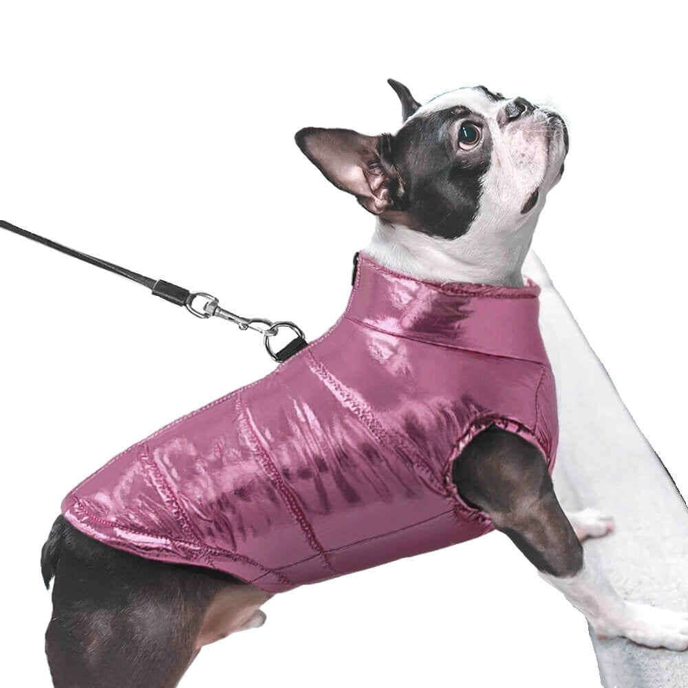 Coat Shiny Pink Puffer Parka