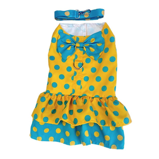 Dress Sunshine Spots with Matching Lead