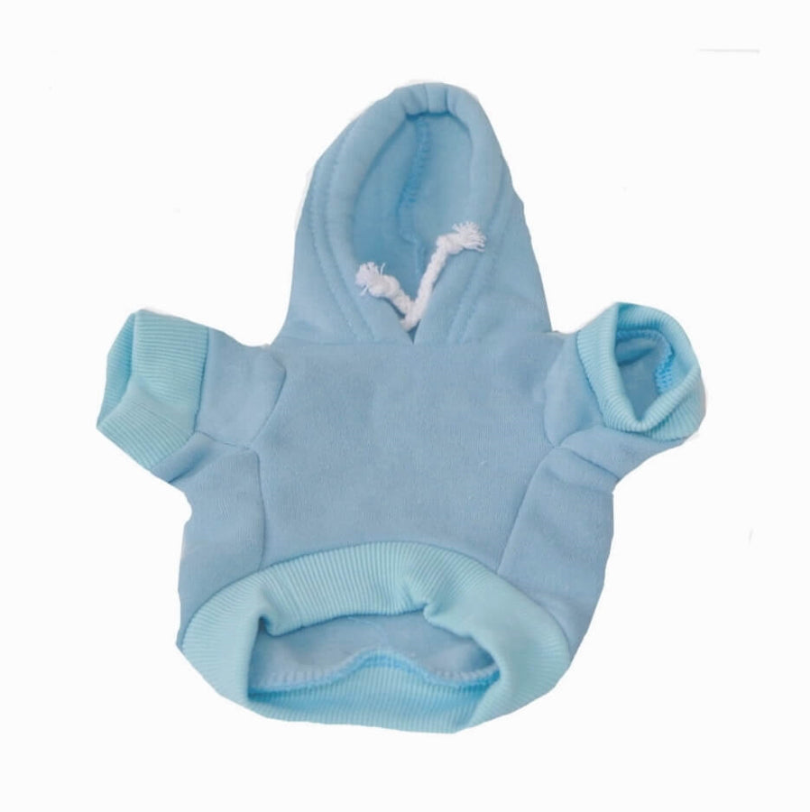 Hoodie Fleece Blue Rhinestone Prince