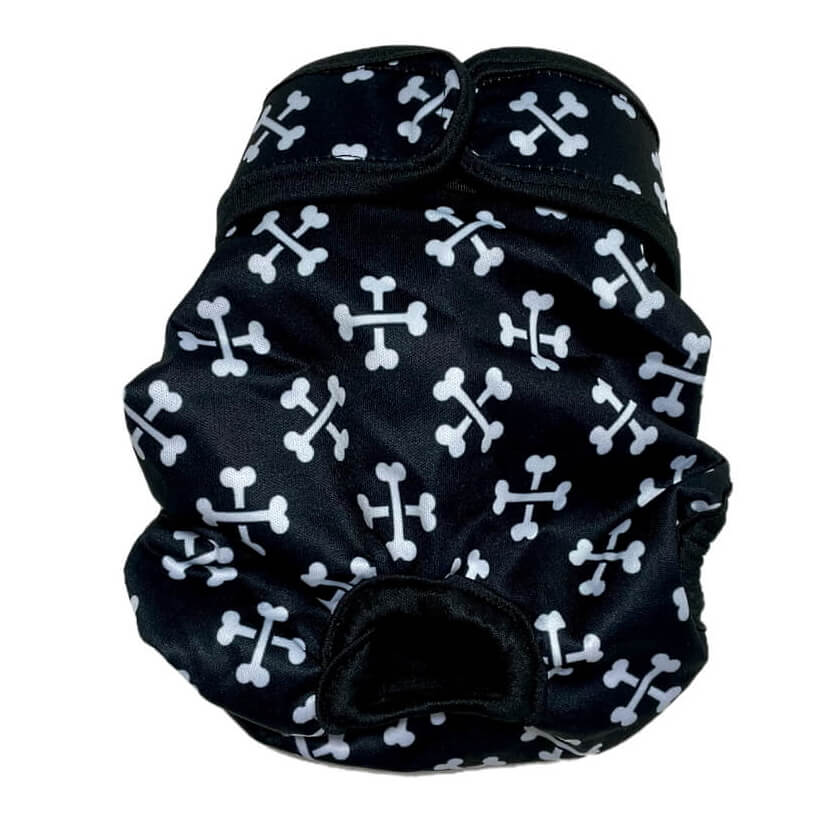 Sanitary Pants Black Crossbones