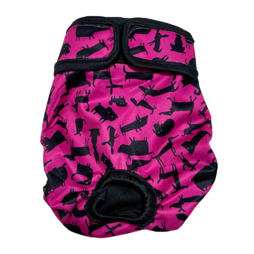 Sanitary Pants Pink Pooches