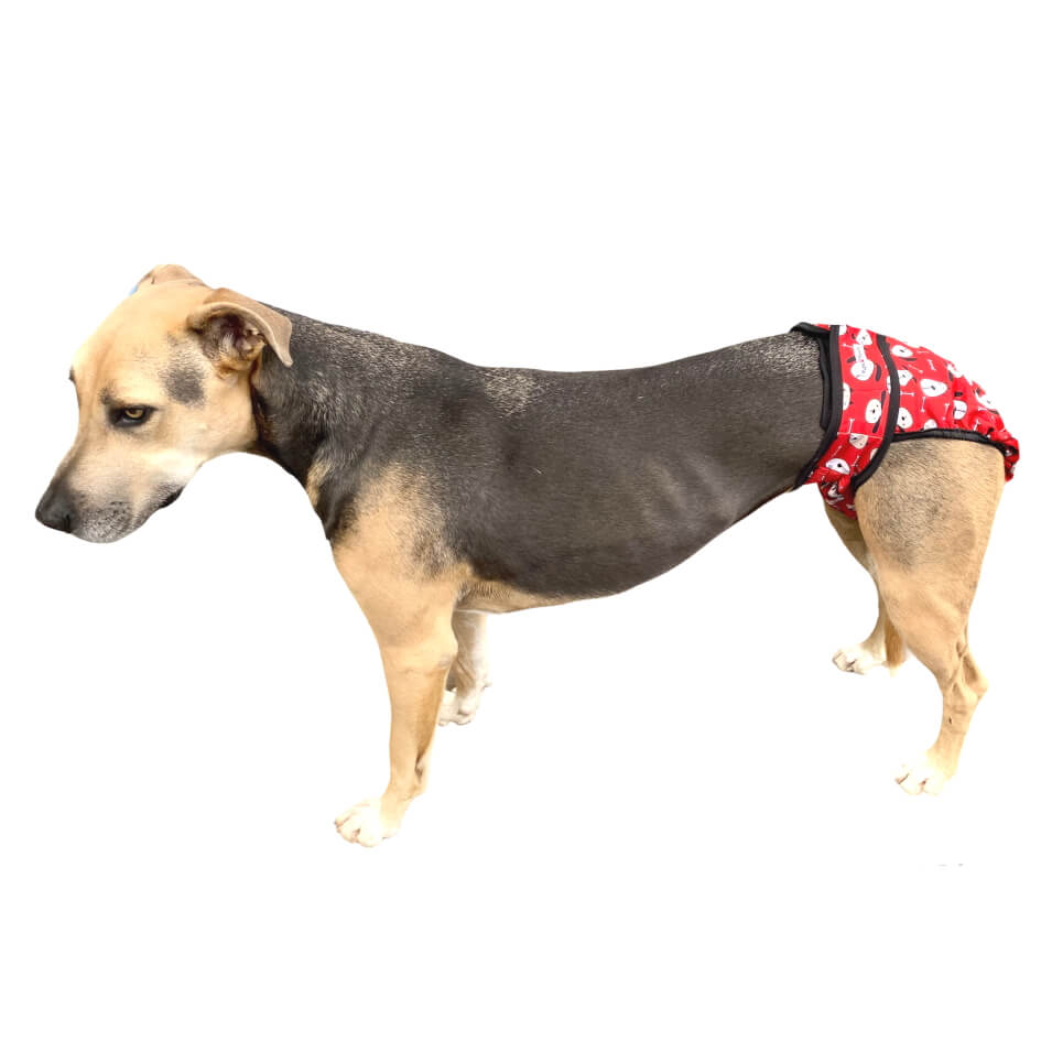 Sanitary Pants Red Hound Heads