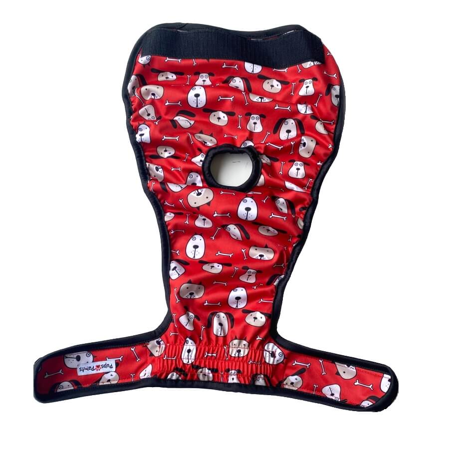 Sanitary Pants Red Hound Heads