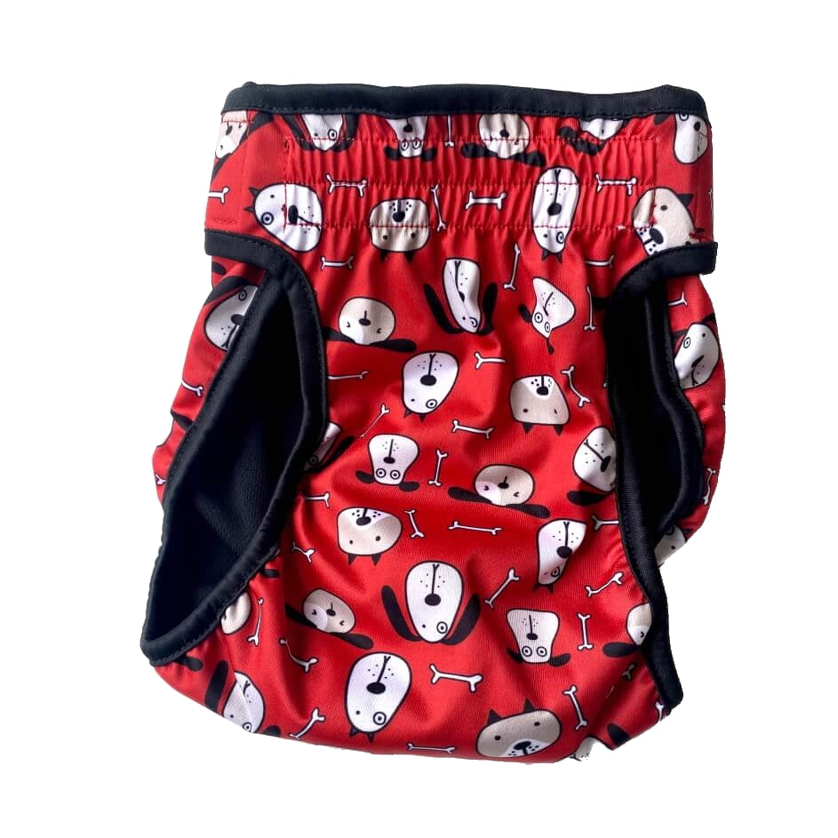 Sanitary Pants Red Hound Heads