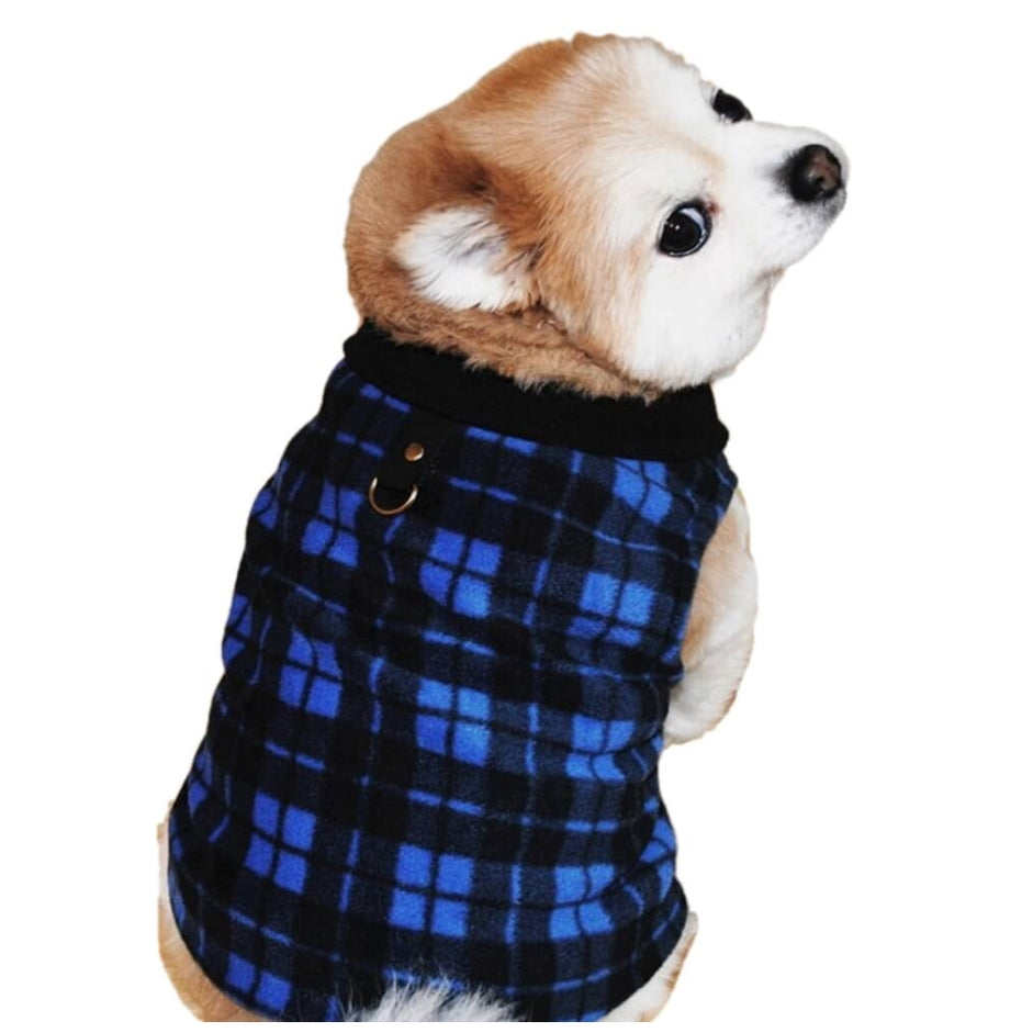 Sweater Fleece Small Check