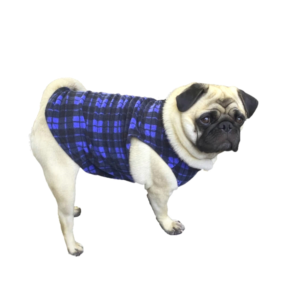 Sweater Fleece Small Check