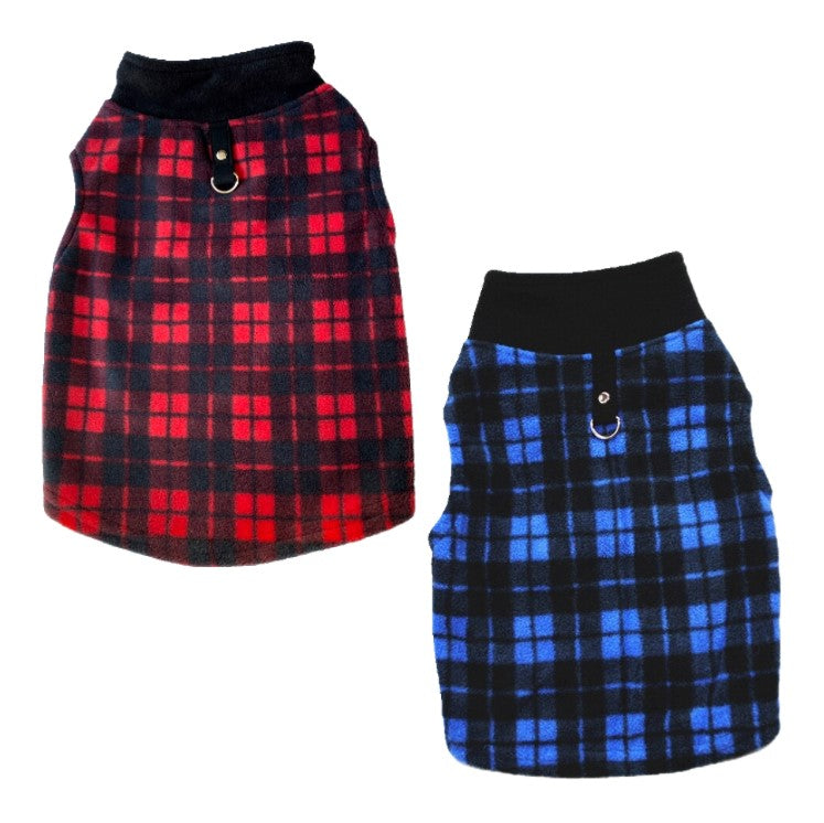 Sweater Fleece Small Check