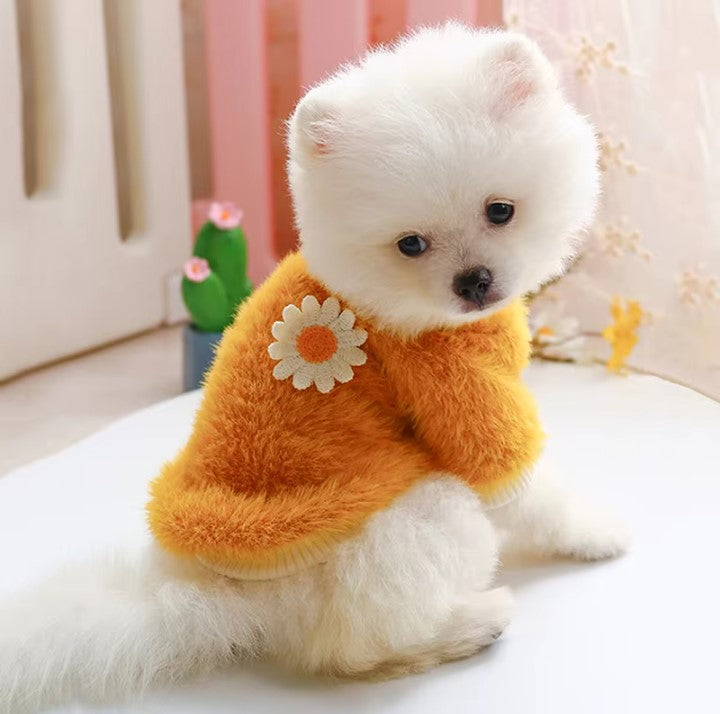 Sweater Fleece Plush Daisy