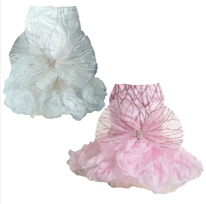 Dress Formal Sequins and Flowers