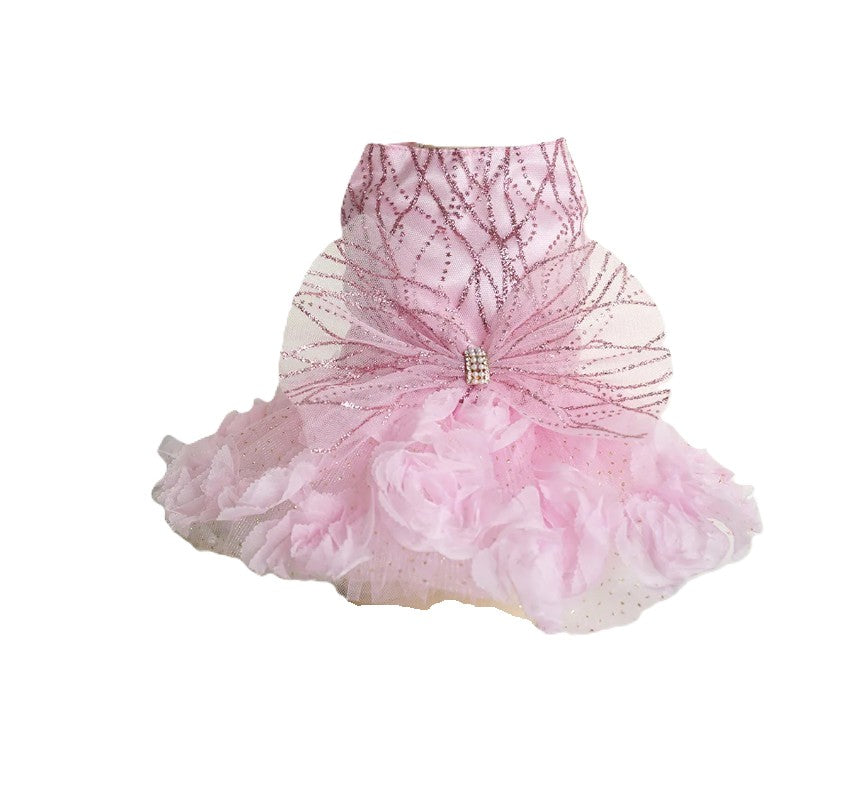 Dress Formal Sequins and Flowers