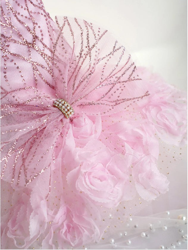 Dress Formal Sequins and Flowers