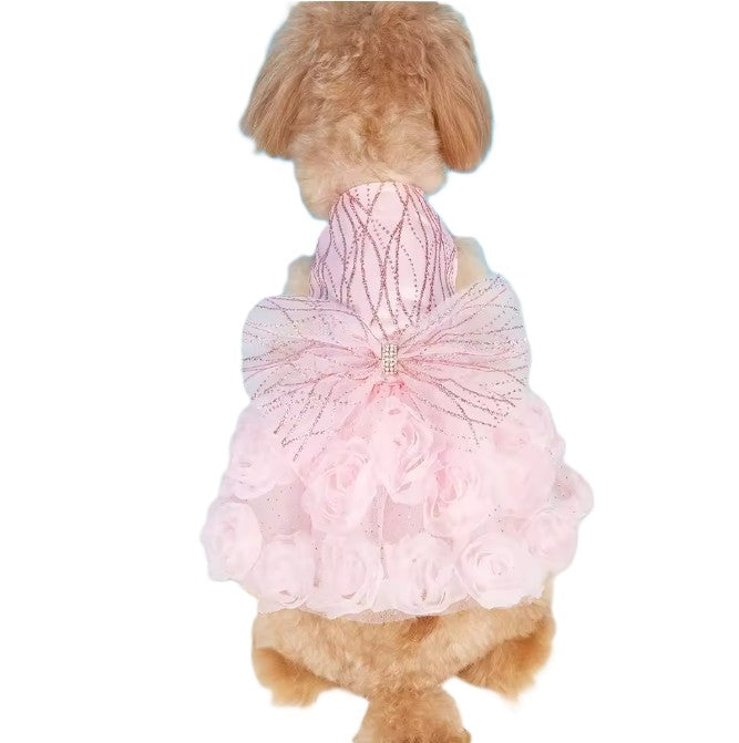 Dress Formal Sequins and Flowers