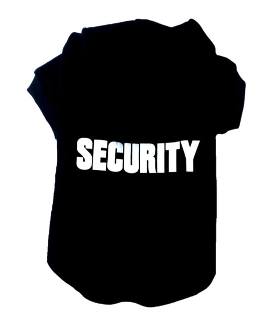 Hoodie Fleece Black Security V2