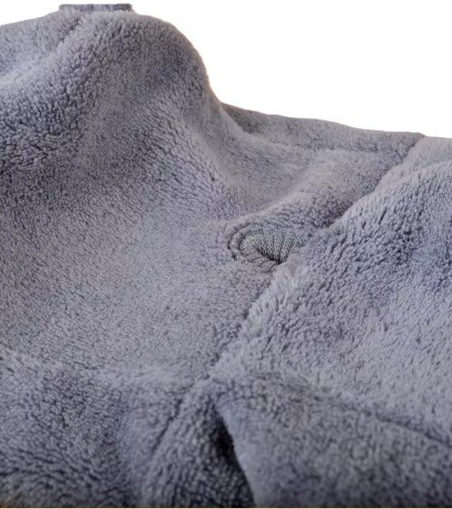 Jumpsuit Grey Teddy Hoodie