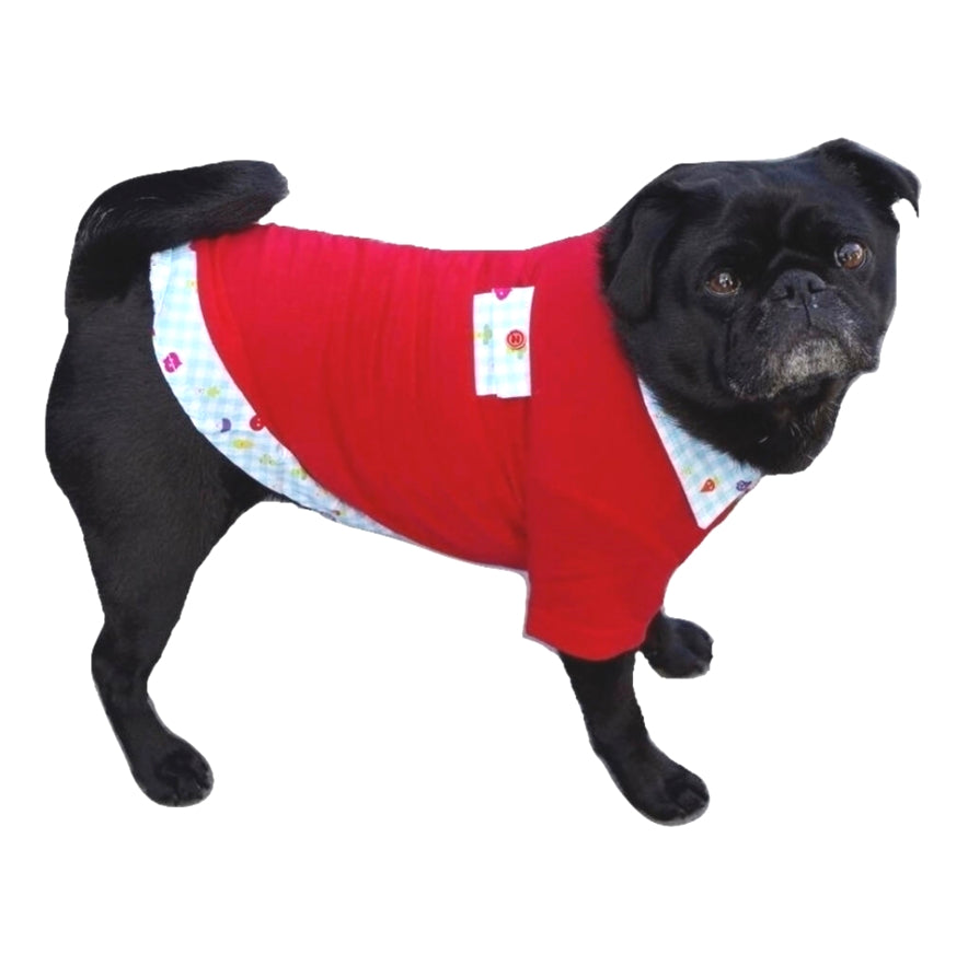 Shirt Red Happy Veggies