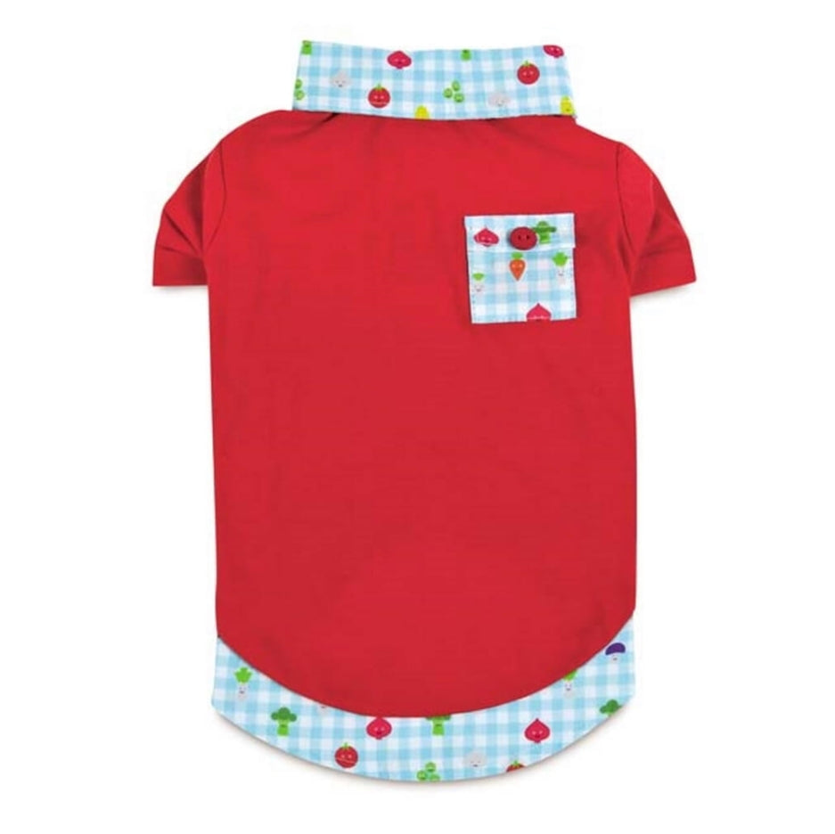 Shirt Red Happy Veggies