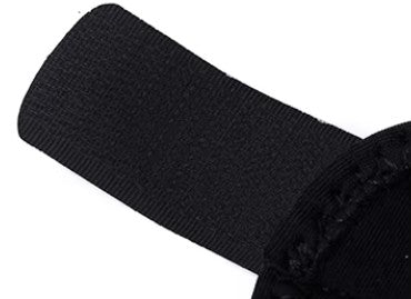 Dog short leg knee support single close up velcro