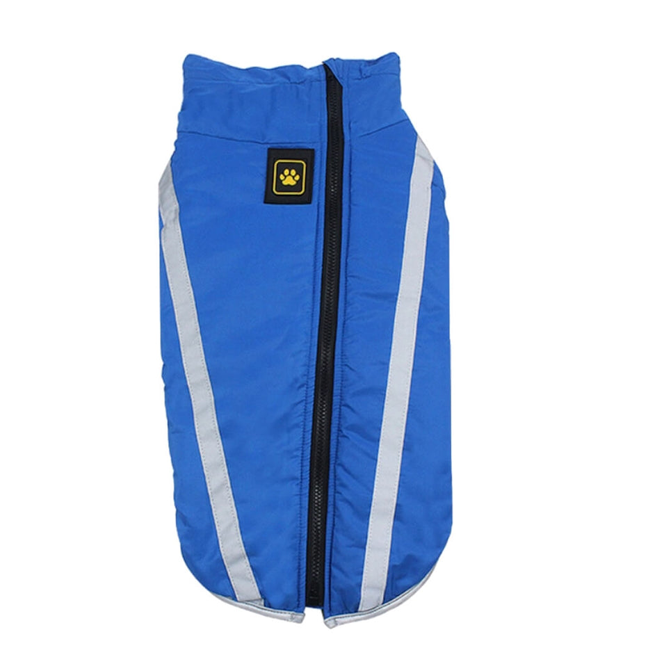 Coat Reflective Weatherproof Blue