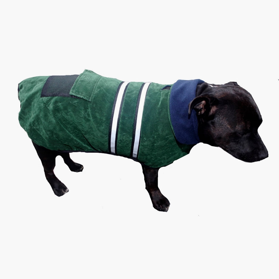 Coat Reflective Green