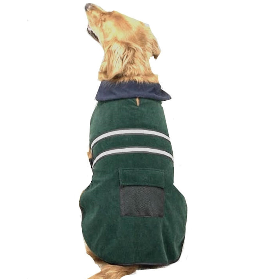 Coat Reflective Green