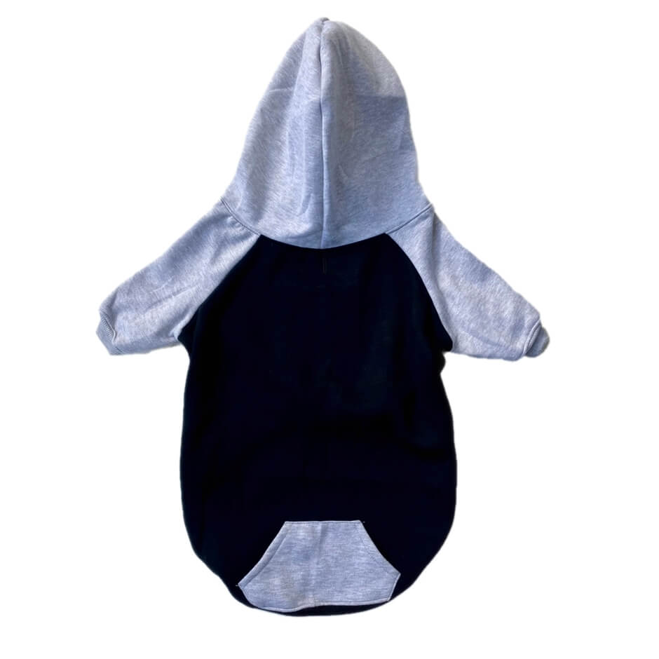 Hoodie Fleece Black Graffiti