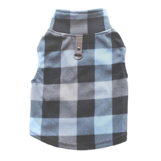 Sweater Fleece Grey Check