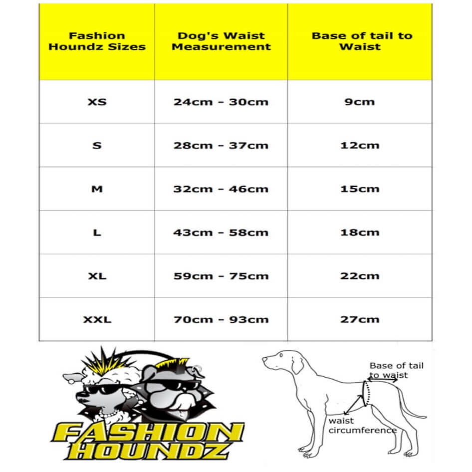 Sanitary Pants Pink Pooches