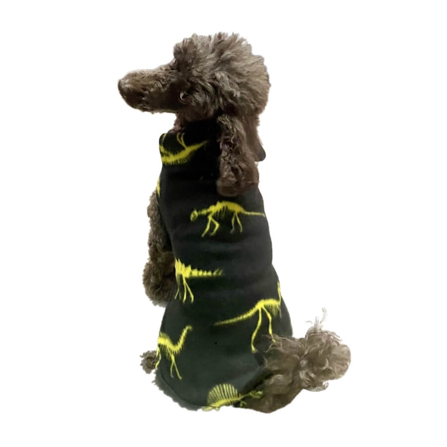 Coat Fleece Black Night at the Musuem