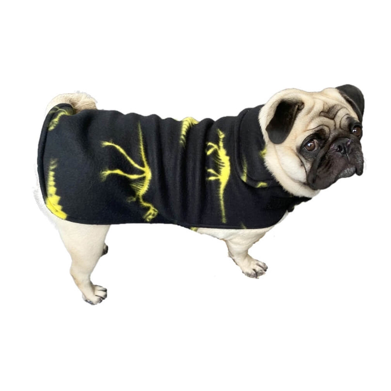 Coat Fleece Black Night at the Musuem