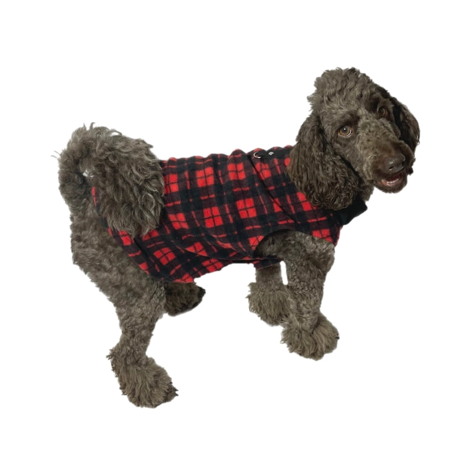 Sweater Fleece Small Check