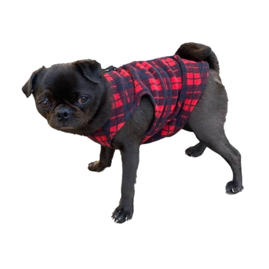 Sweater Fleece Small Check