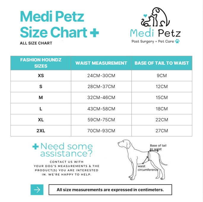 Sanitary Pants Pink Pooches