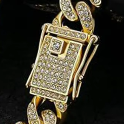 Necklace Sparkling Rhinestone Chain