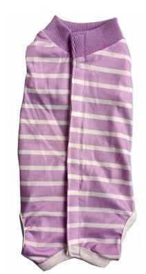 Dog Medical Recovery Jumpsuit Stripes