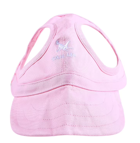 Cap with Heart Ear Holes & Chin Strap