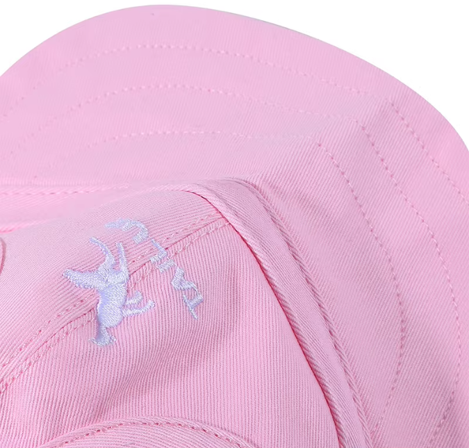 Cap with Heart Ear Holes & Chin Strap
