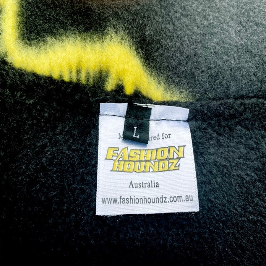 Coat Fleece Black Night at the Musuem