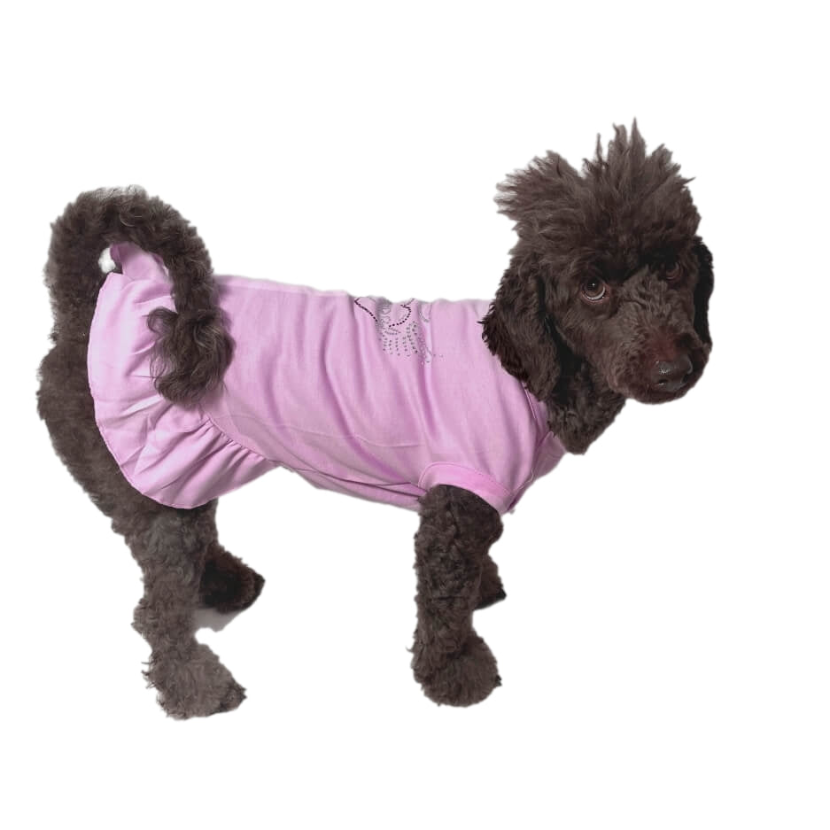 Dress Rhinestone Angel Wings Pink or Black