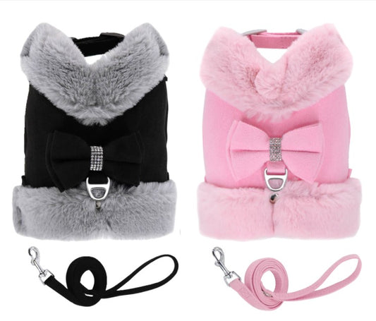 Harness Fur Trim with Lead