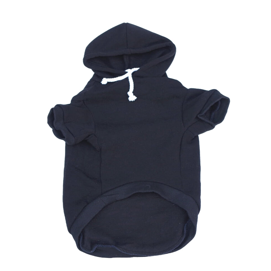 Hoodie Fleece Black Bad to the Bone