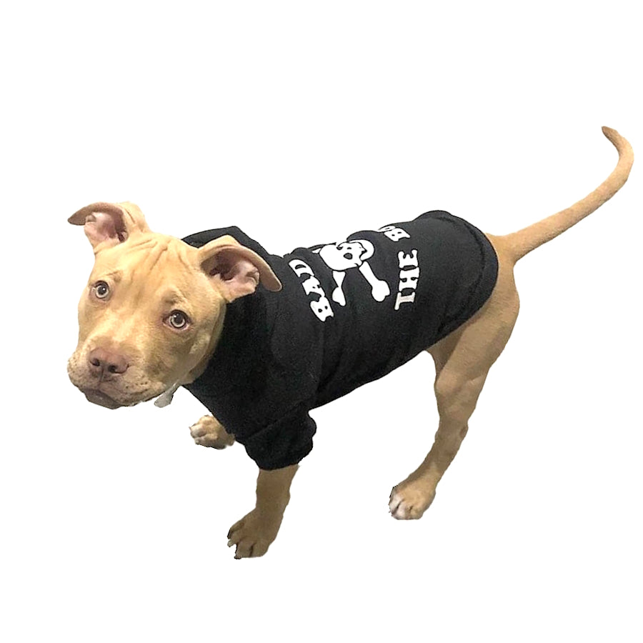 Hoodie Fleece Black Bad to the Bone