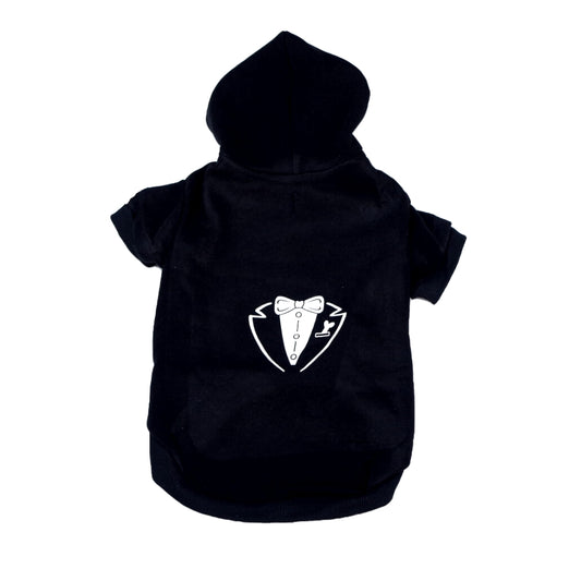 Hoodie Fleece Black James Bone