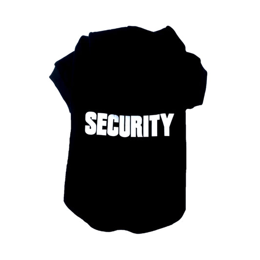 Hoodie Fleece Black Security V1