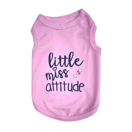 Shirt Pink Little Miss Attitude