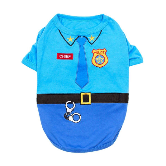 Shirt Blue Police Chief