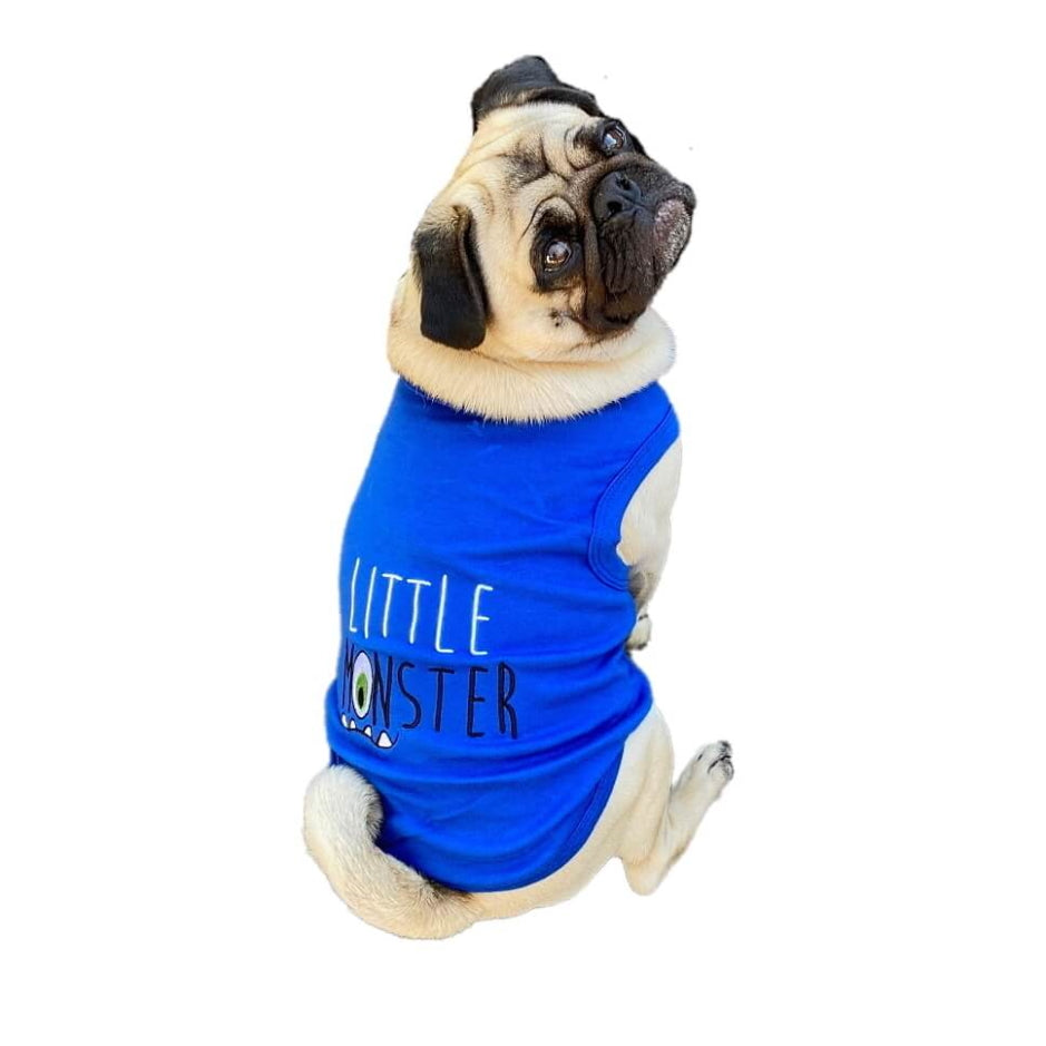 Shirt Blue Little Monster