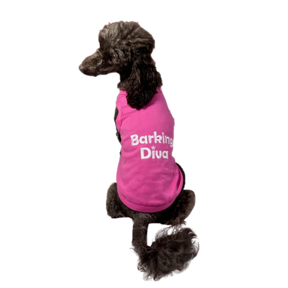 Shirt Pink Barking Diva
