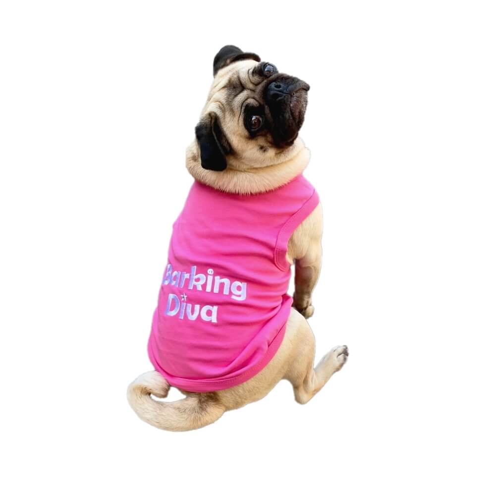 Shirt Pink Barking Diva