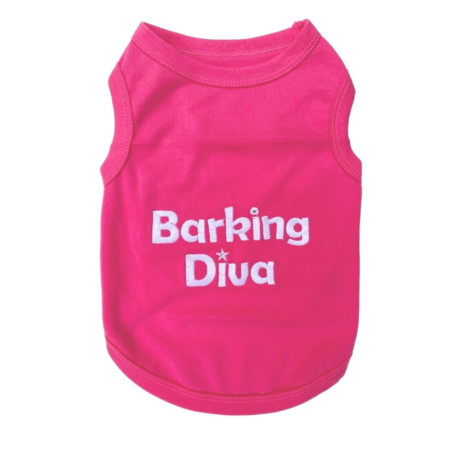 Shirt Pink Barking Diva