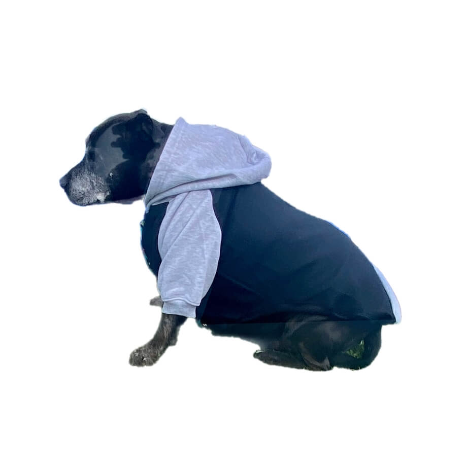 Hoodie Fleece Black Graffiti